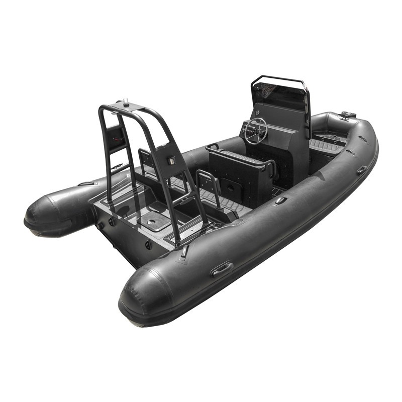 Aluminum hull sport console rib