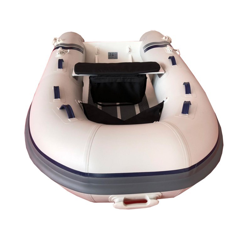 Alloy deck rigid inflatable boat