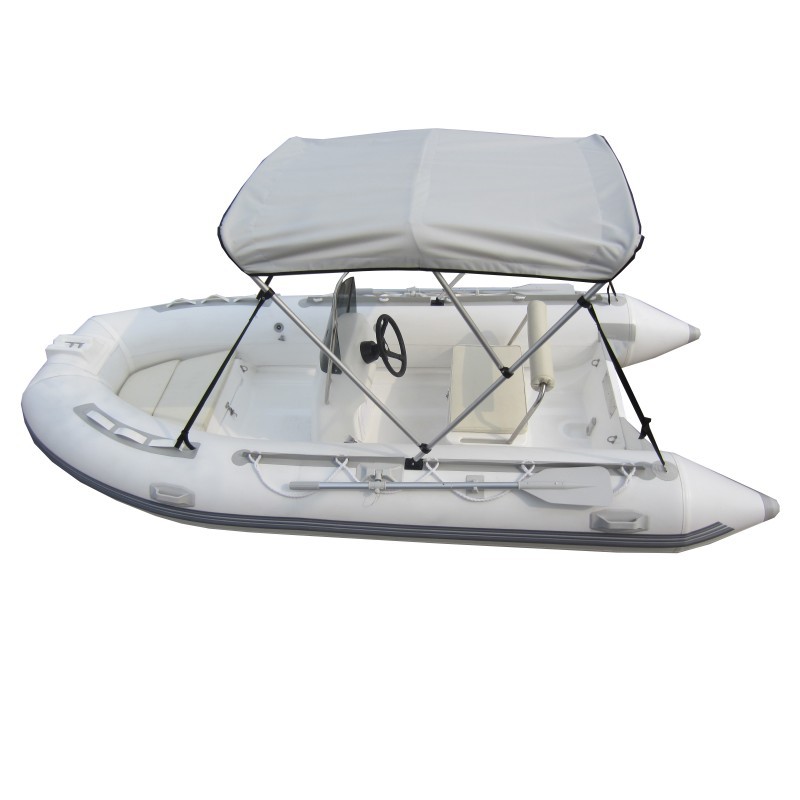 Inflatable hard bottom boat