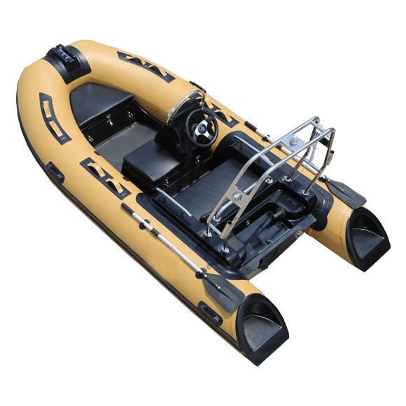 Center console inflatable boats and yacht tender boat with steering wheel