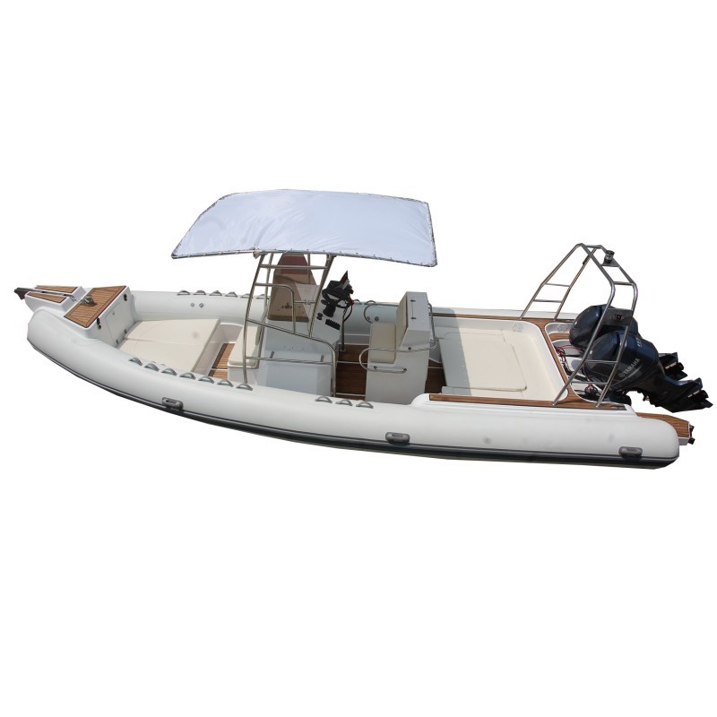 Inflatable rigid boat