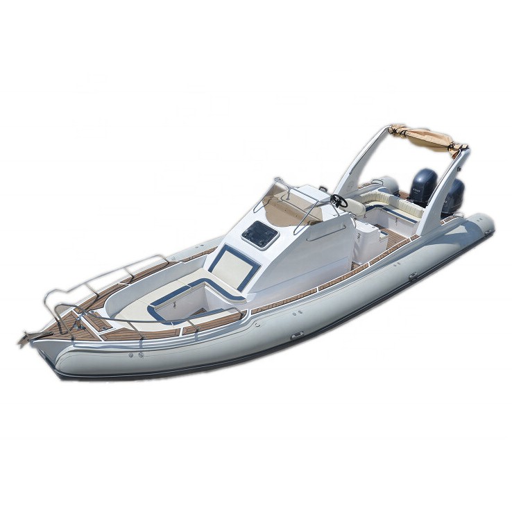 Semi rigid inflatable boat