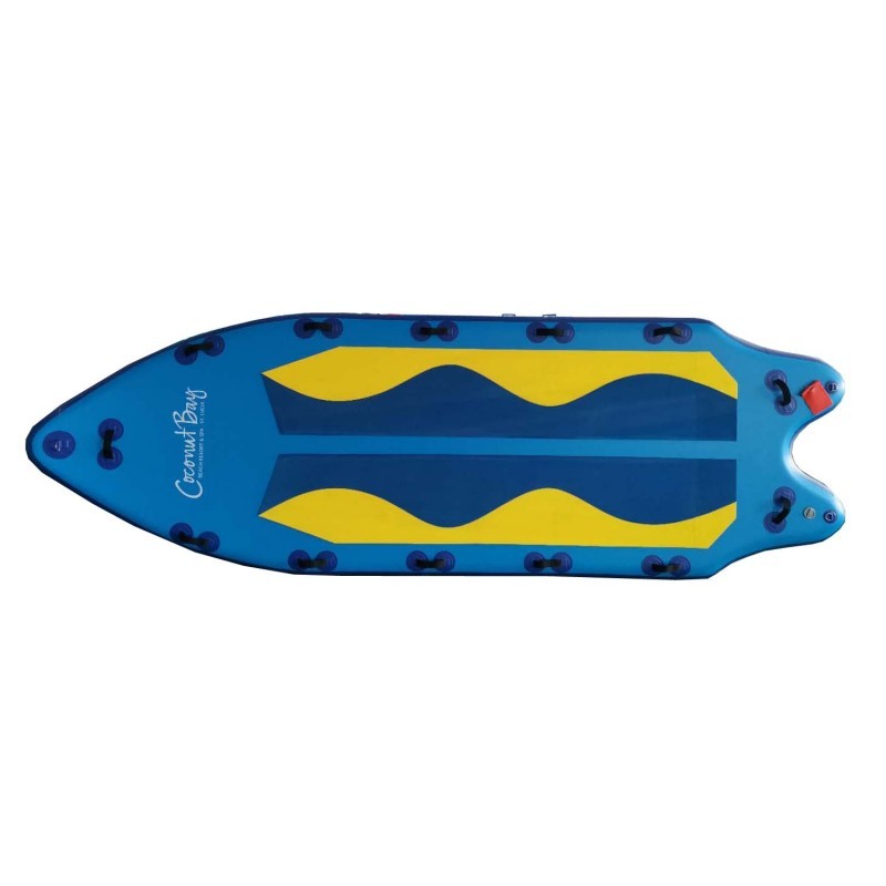 Sup wave board inflatable and inflatable fishing sup board