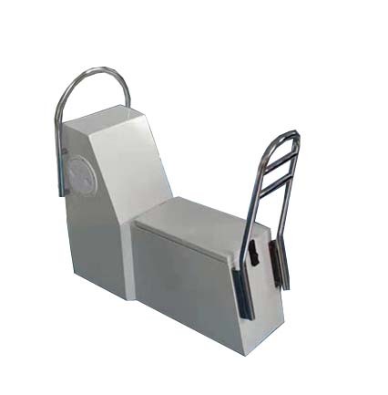 Customized aluminum center console with handrail