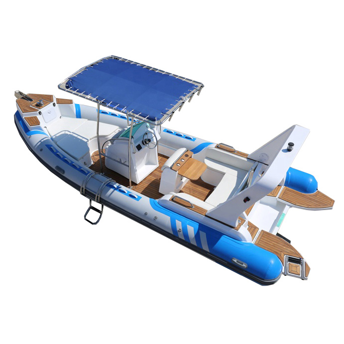700cm luxury console boats and china rib inflatable boat for sale