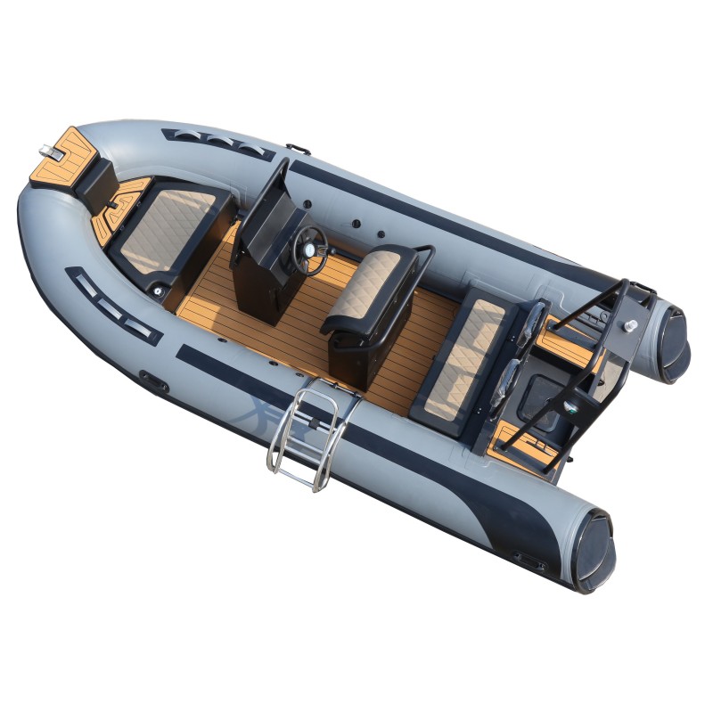 Hypalon aluminum hull inflatable boat and professional off-shore boats