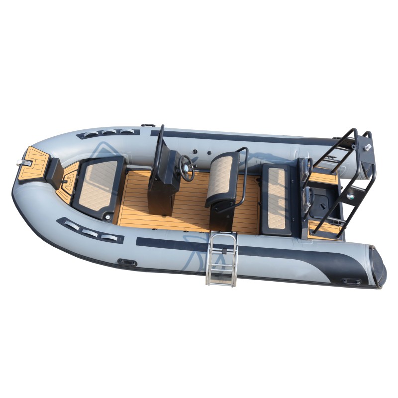 Hypalon aluminum hull inflatable boat and professional off-shore boats