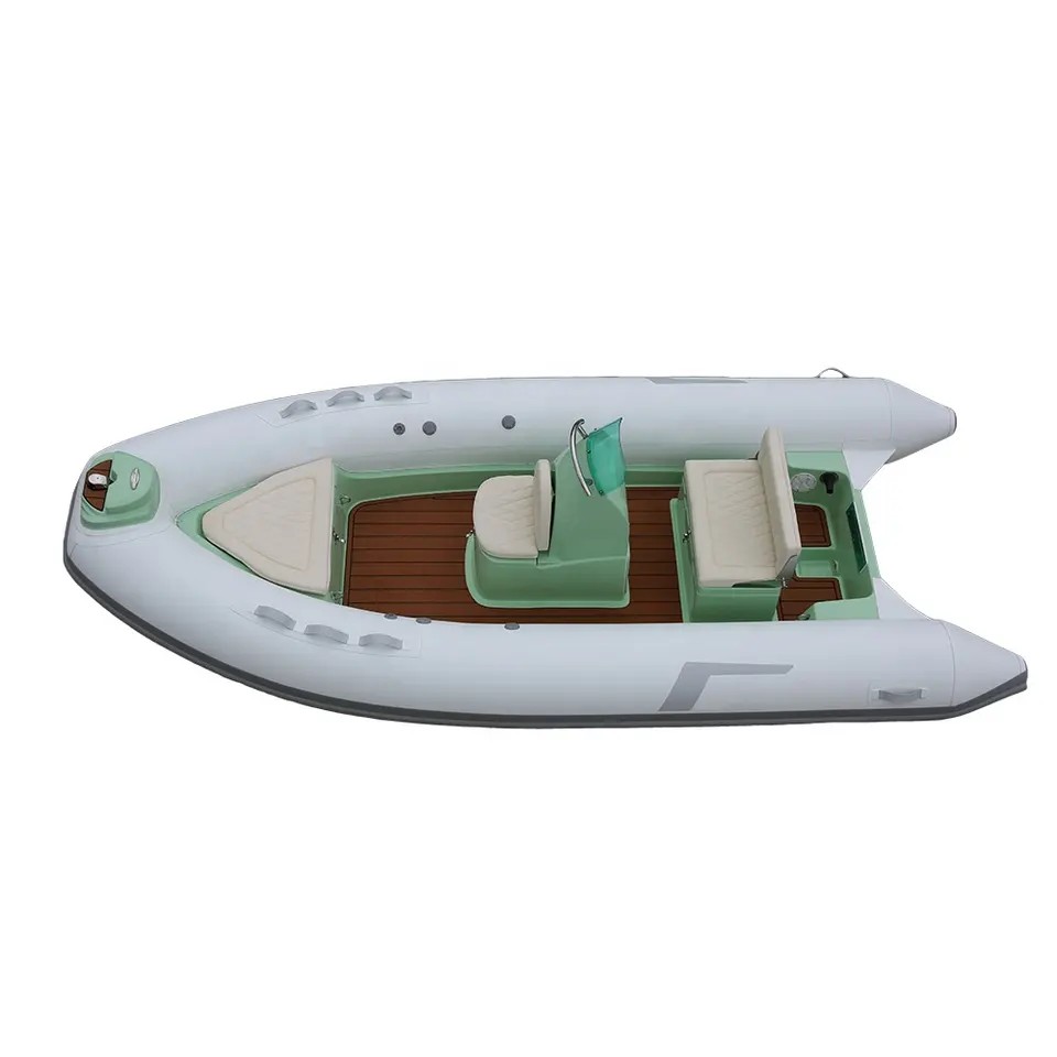 Rigid bottom inflatable boat