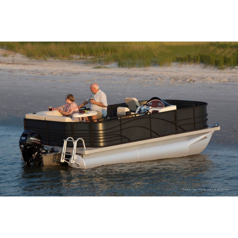 Most popular pontoon boat and custom built aluminum catamaran styled pontoon boat