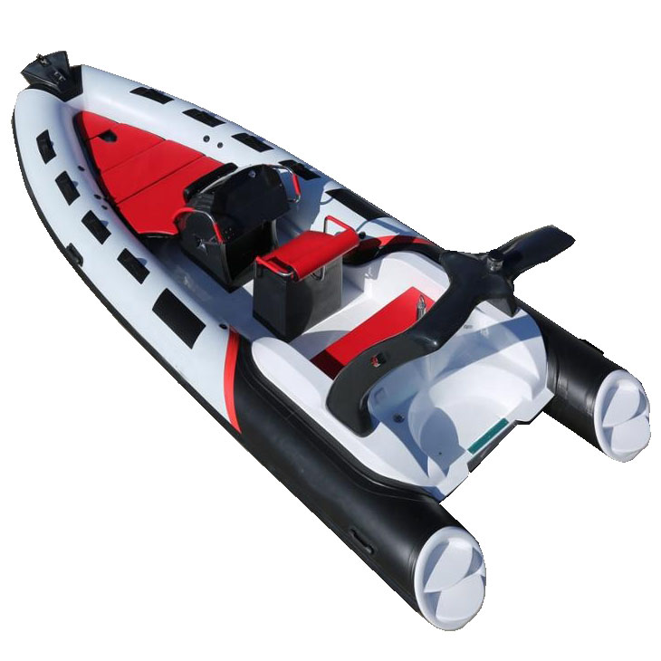 Luxury rib tender boat and hypalon fiberglass hull inflatable boat for sale