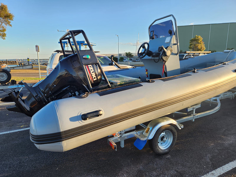 Successful testing of 520cm Aluminum Rib Boat in Water