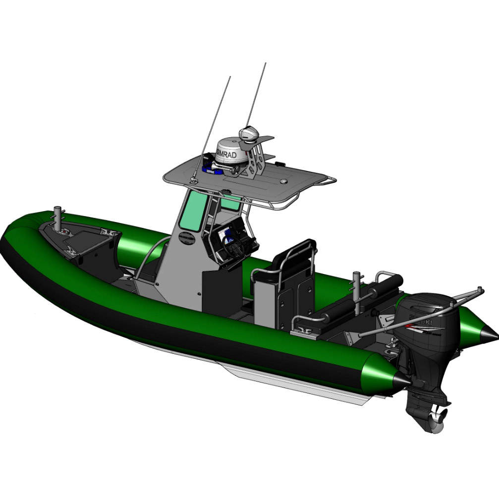 Heavy-duty foam-collar RIB