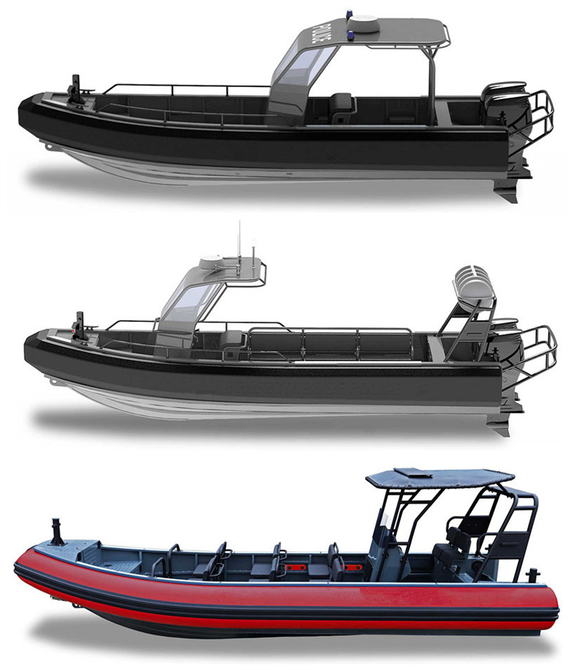 Foam Collars Aluminum RIB Boat