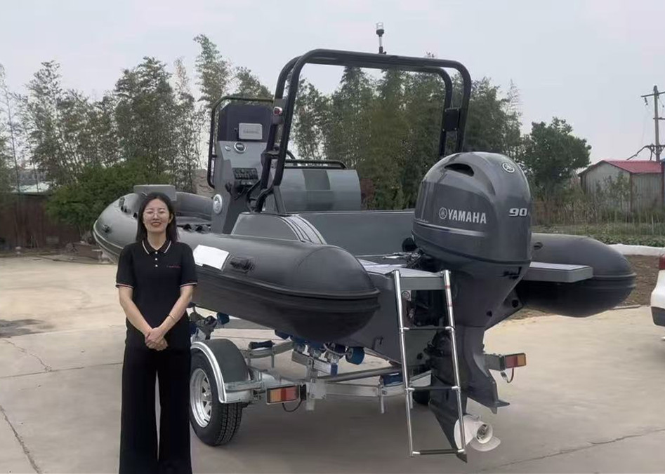 560cm Aluminum Rib Boat with 90HP Yamaha Engine: Manufactured in Chinese Factory