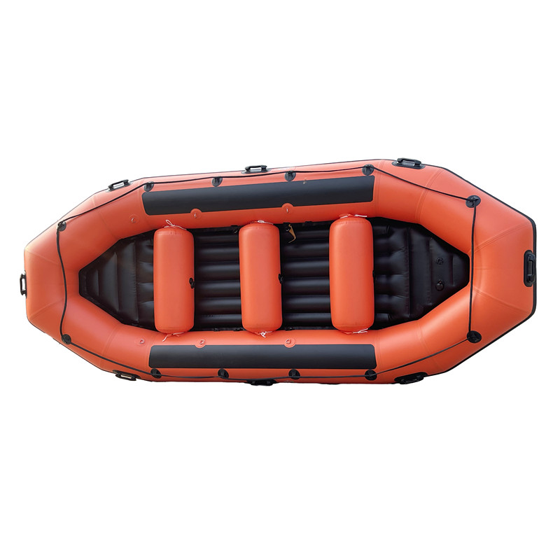 Heavy duty inflatable life raft and inflatable raft fishing