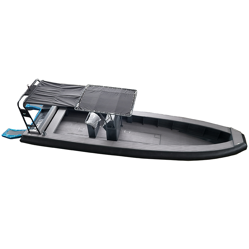 Aluminum RIB with solid foam sides and Foam-reinforced aluminum inflatable boat