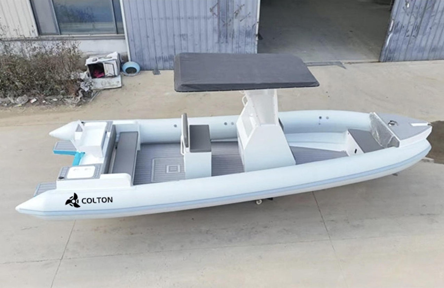 Deep V Breaking Waves, Boundless Fishing Experience: The All Round Ocean Fishing Philosophy of SP760 Aluminum RIB Boat