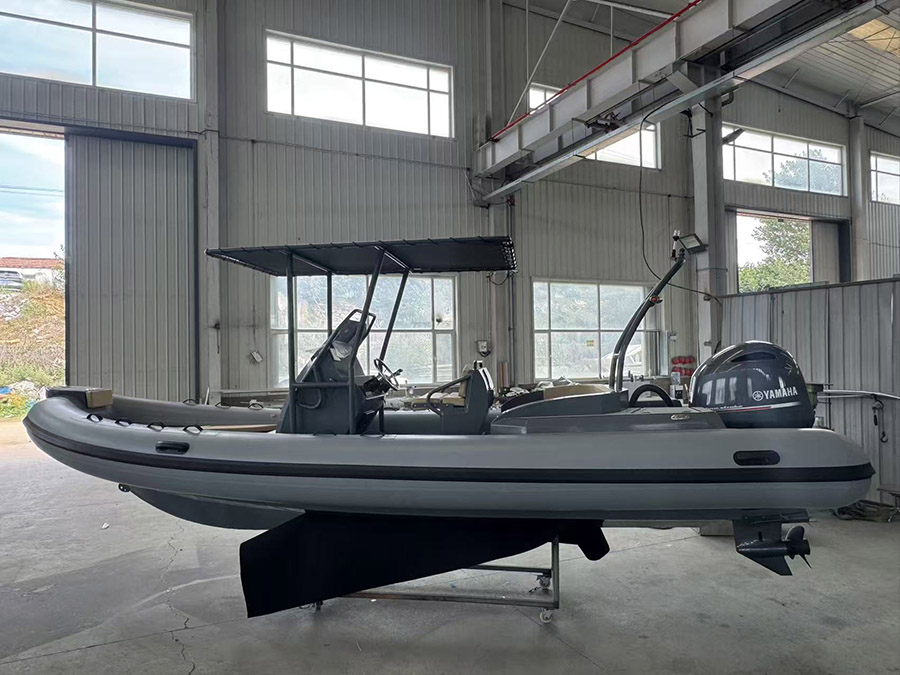 This Is Our 660cm Professional Aluminum RIB Boat, Built for Offshore Durability, Stability, And High Performance.