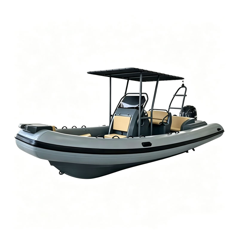 zodiac boat with motor