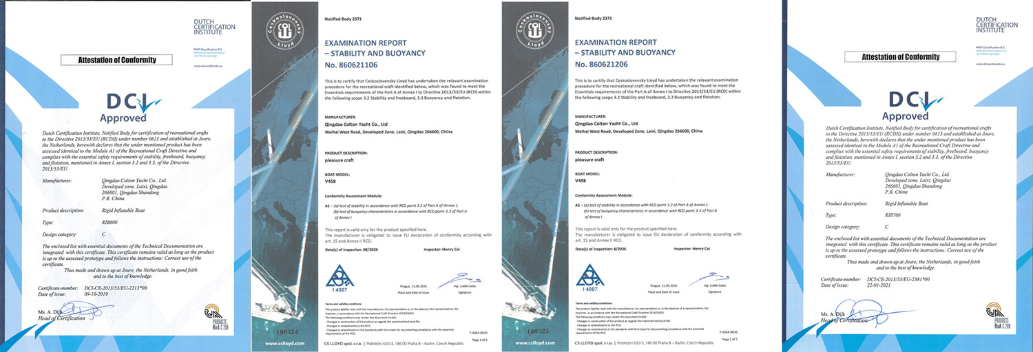 CE certificate of aluminum bass boat