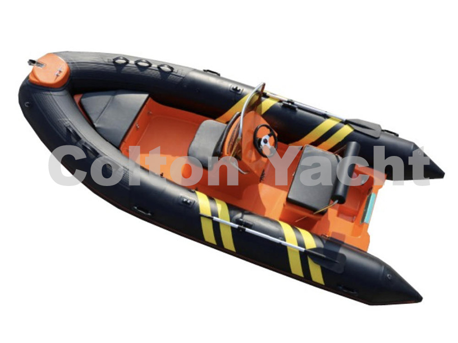 RIB 360A is a double fiberglass boat designed for home leisure and versatile use in multiple scenarios