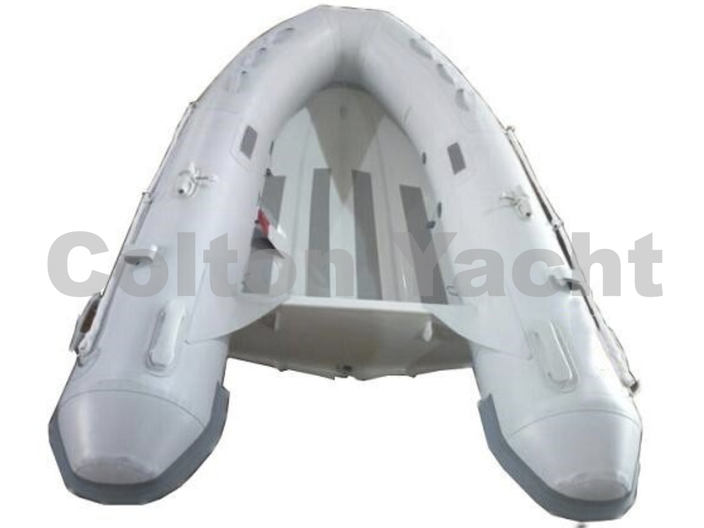 The UL240 hard-bottom inflatable boat is distinguished by its combination of compact size and versatility